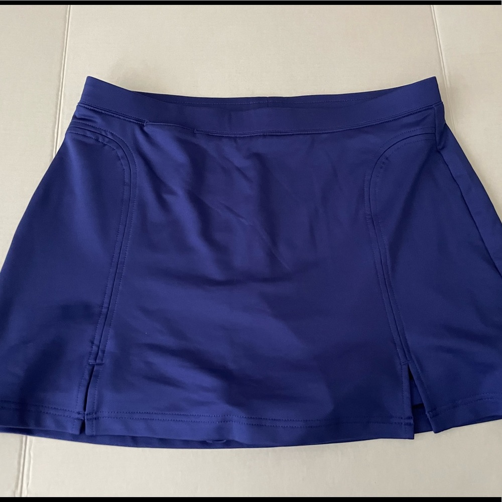 Adidas Climacool Blue Skort Skirt W/ Pocket Activewear Workout Women’s Size 14
